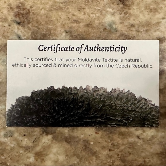 Raw Moldavite Stone from Czech Republic 1 Gram Authentic Metaphysical Spiritual - Picture 12 of 15